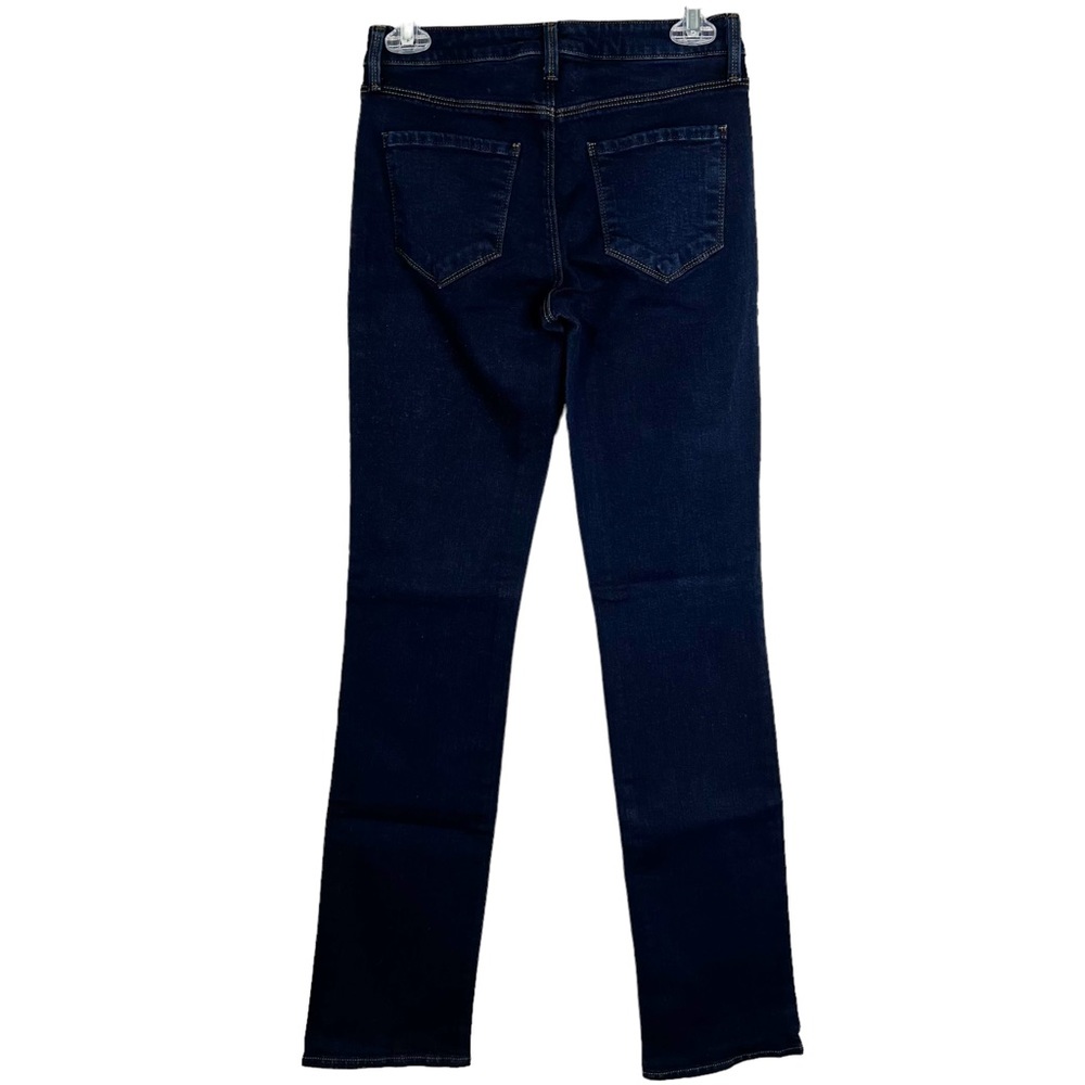 NWOT L’Agence Mid Rise Slim Straight Leg Jeans in Dark Wash Women’s Sz 26 - Picture 2 of 5